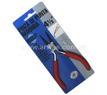 BULIT-PINZA REDONDA LISA-4,5"-#EPR