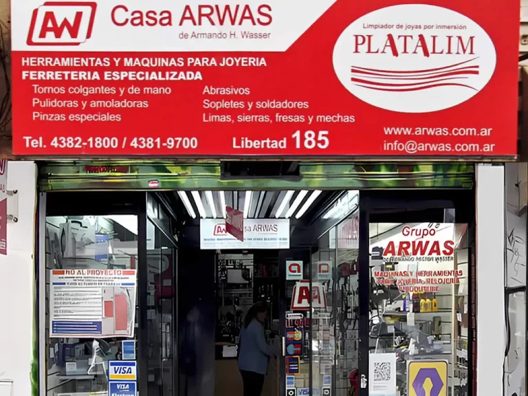 CASA ARWAS - Herramientas y máquinas para joyería, relojería y afines, ferretería especializada